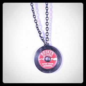 Broken Record pendant by Classic Hardware